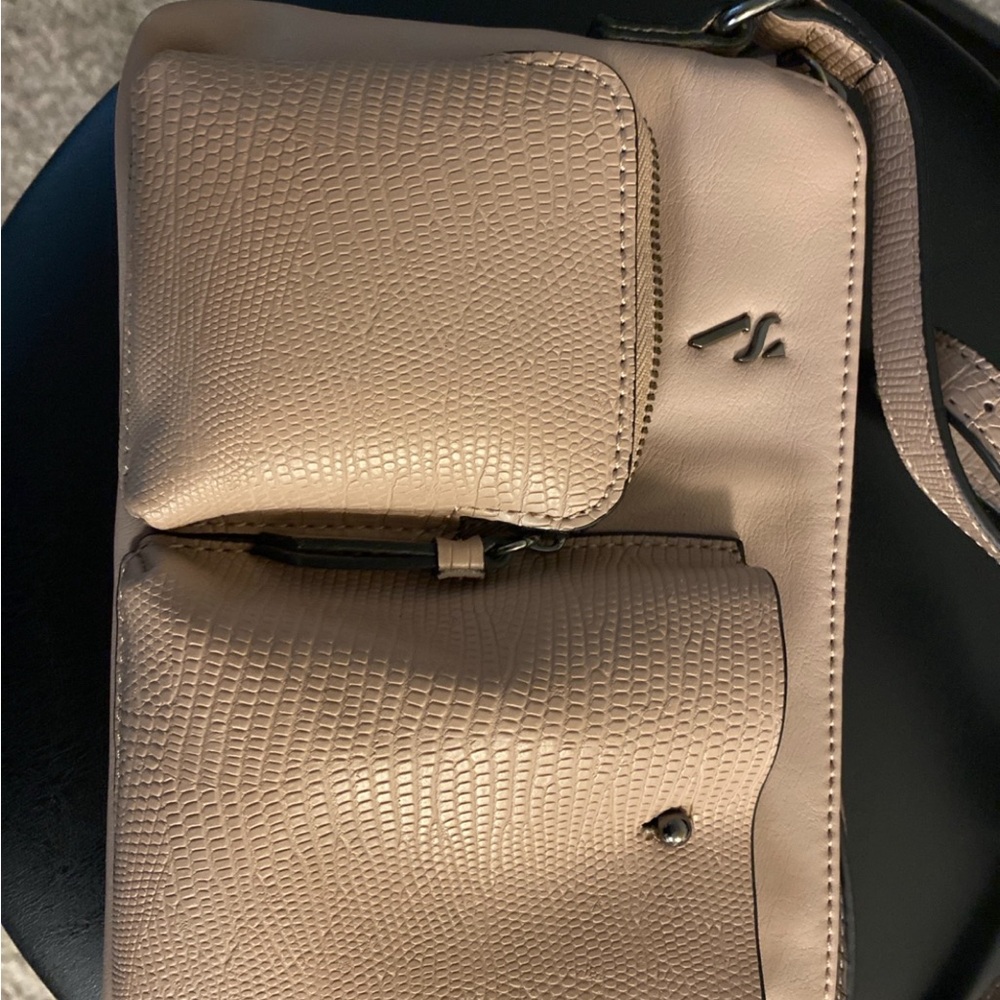 Stylish Beige Crossbody Bag